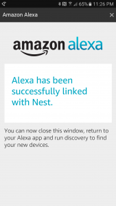 Nest and Alexa
