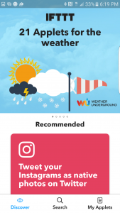 Creating a weather alert in IFTTT is simple, and there are so many options. 