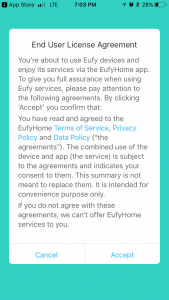Eufy App Installation