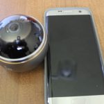 Side by side of ezviz360 Pano and Samsung S7 edge